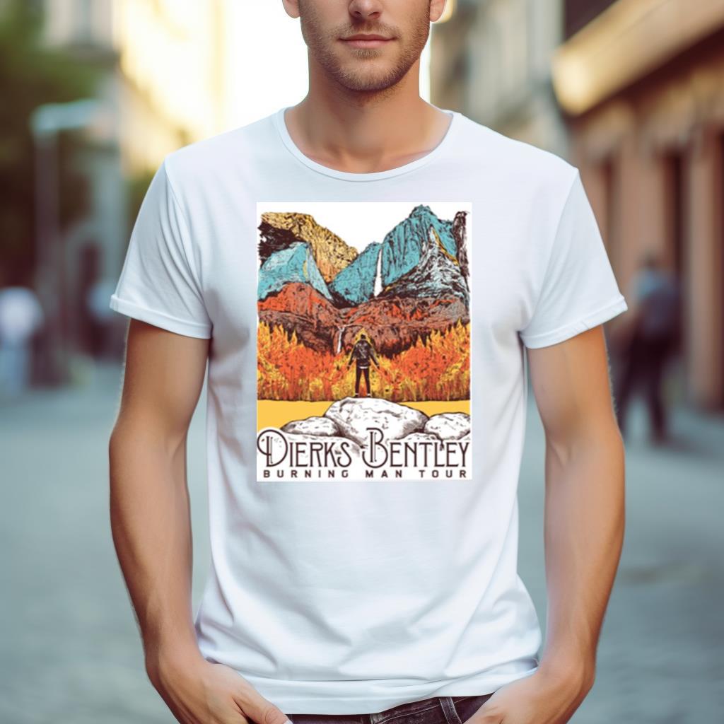 Dierks Bentley Burning Man Design Kurangtidur Shirt