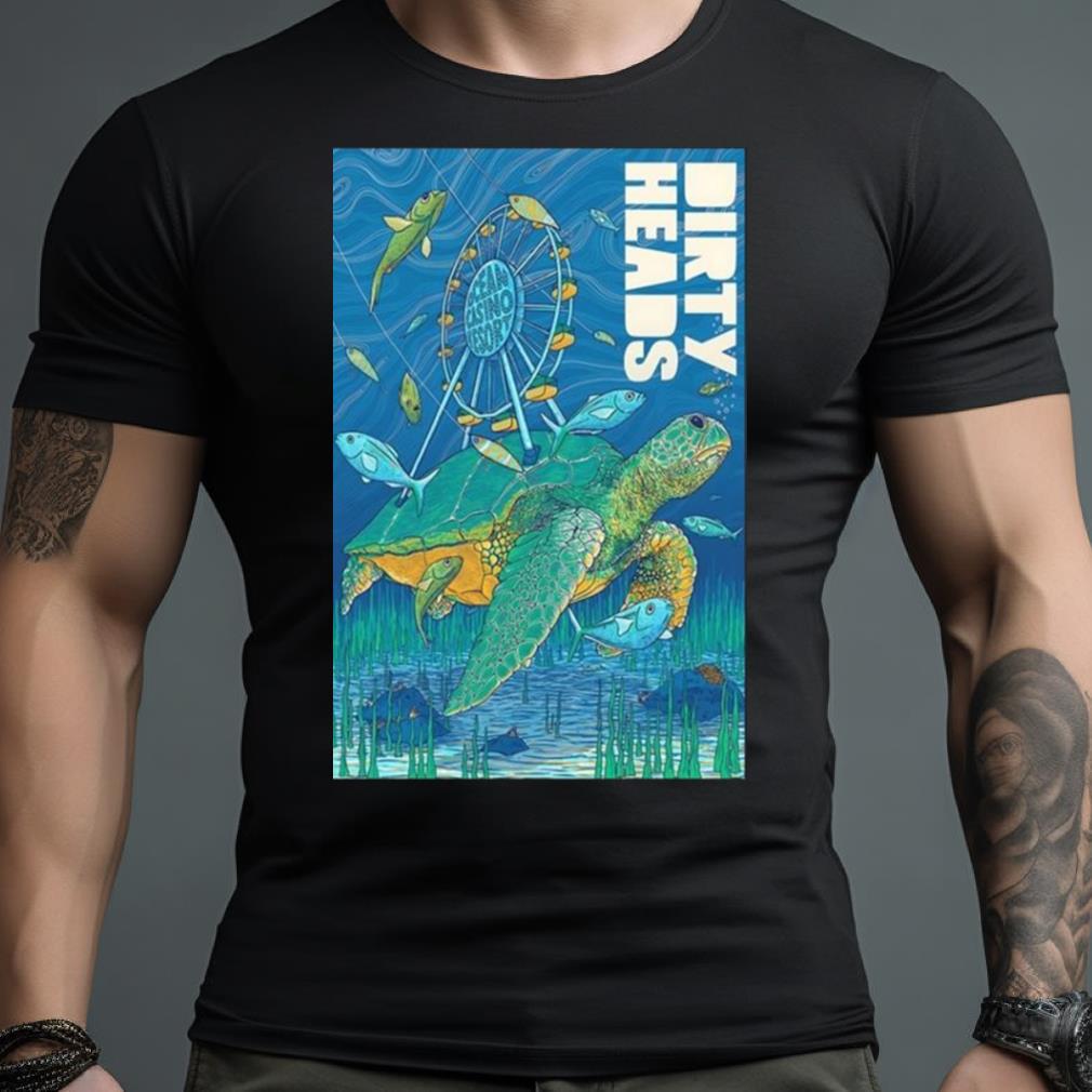 Dirty Heads July 22, 2023 Atlantic City Nj Tour Poster Shirt