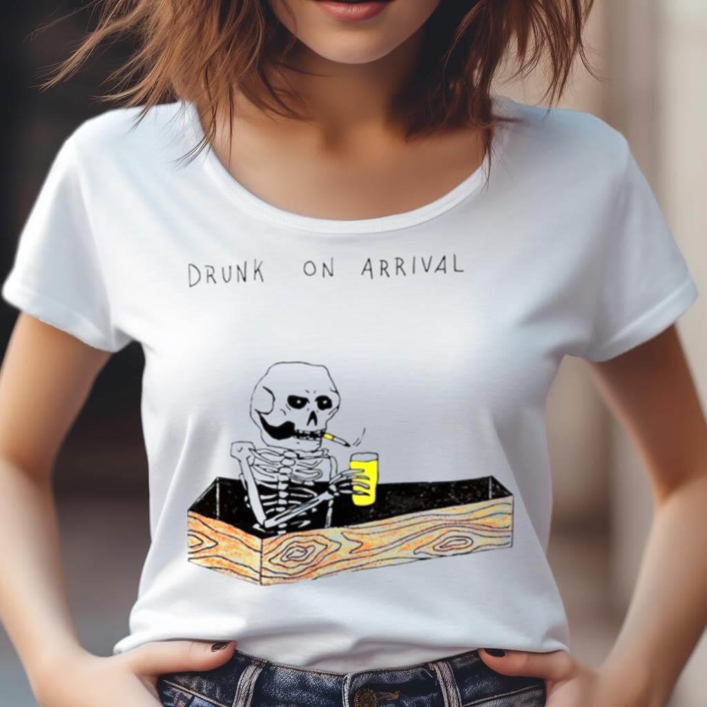 Drunk On Arrival Shirt Drunk On Arrival Shirt