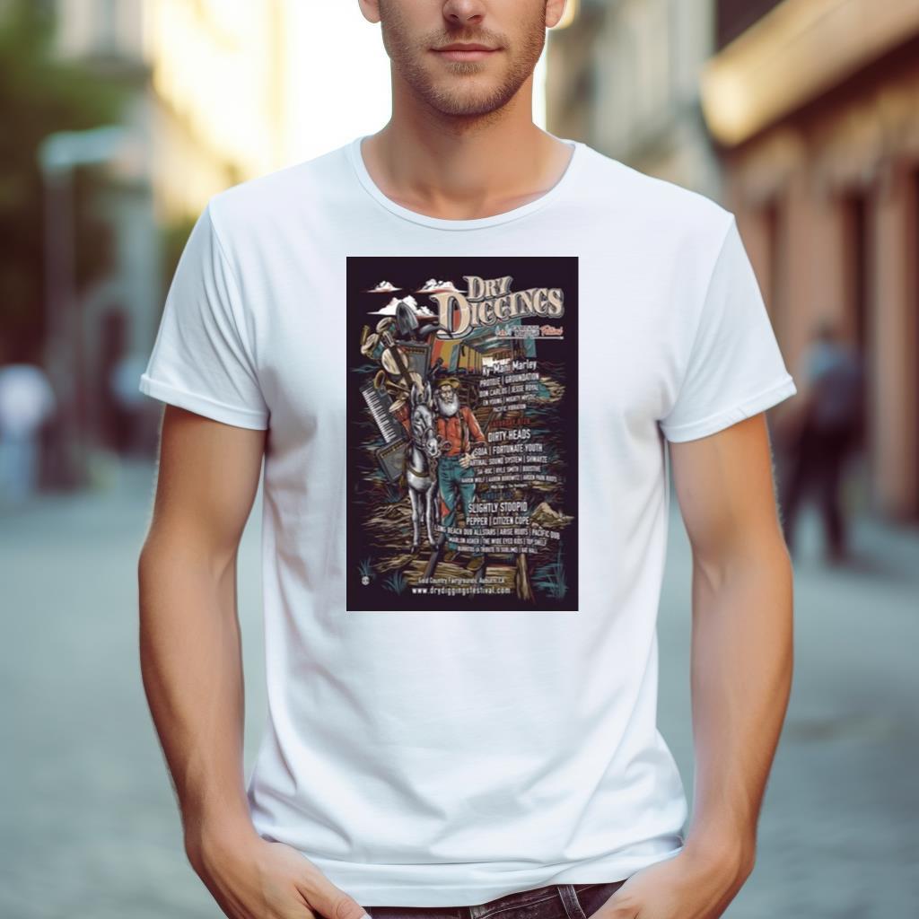 Dry Diggings 2023 Auburn Ca Poster Shirt