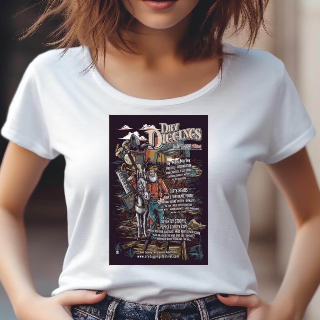 Dry Diggings 2023 Auburn Ca Poster Shirt Dry Diggings 2023 Auburn Ca Poster Shirt