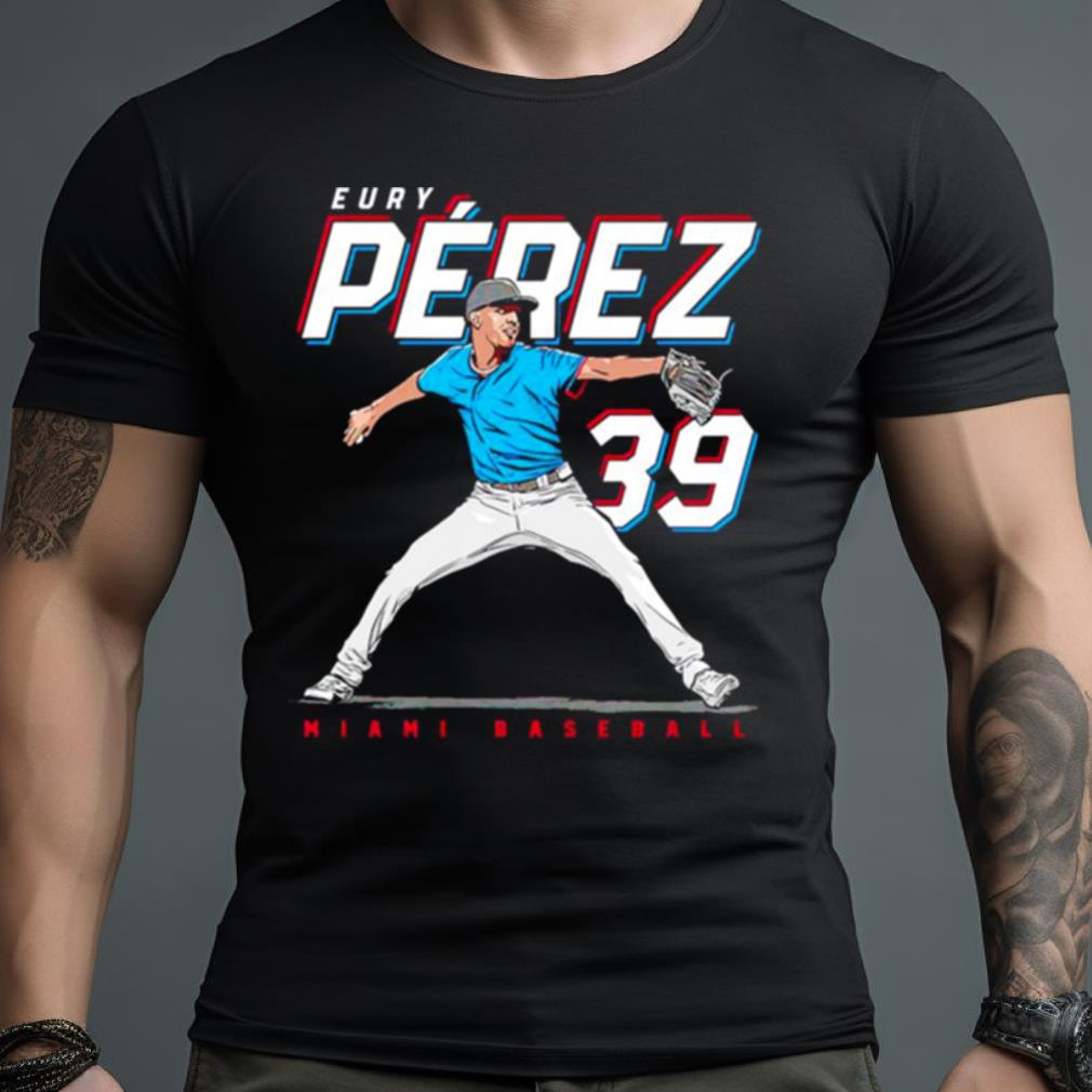 Eury P�rez 39 Mlbpa Miami Baseball Shirt
