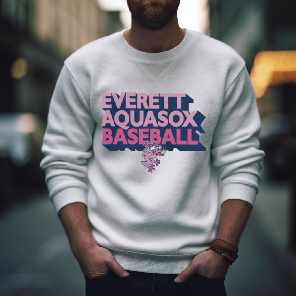 Everett Aquasox Baseball Pink Shirt