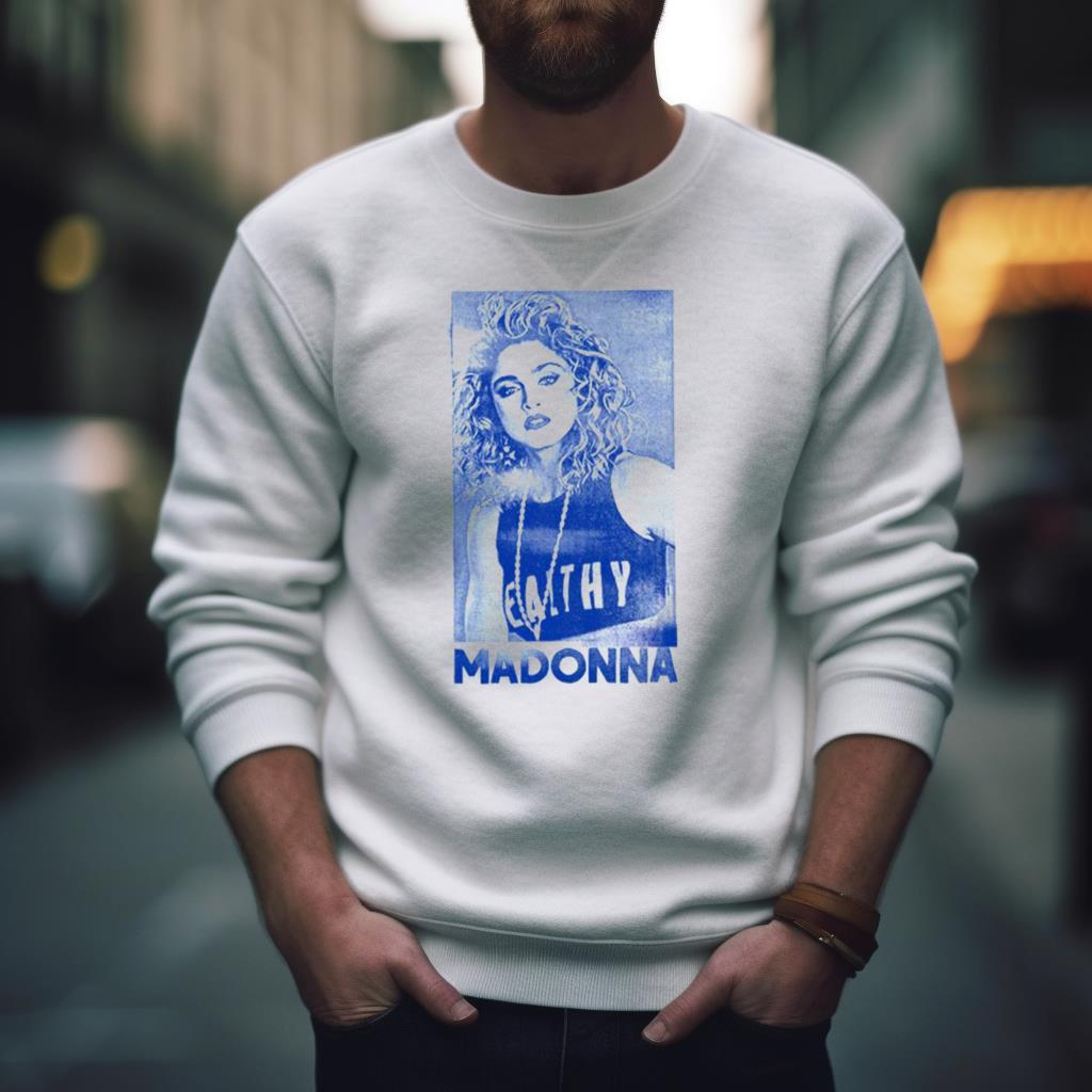 Faded Style Madonna Design Shirt