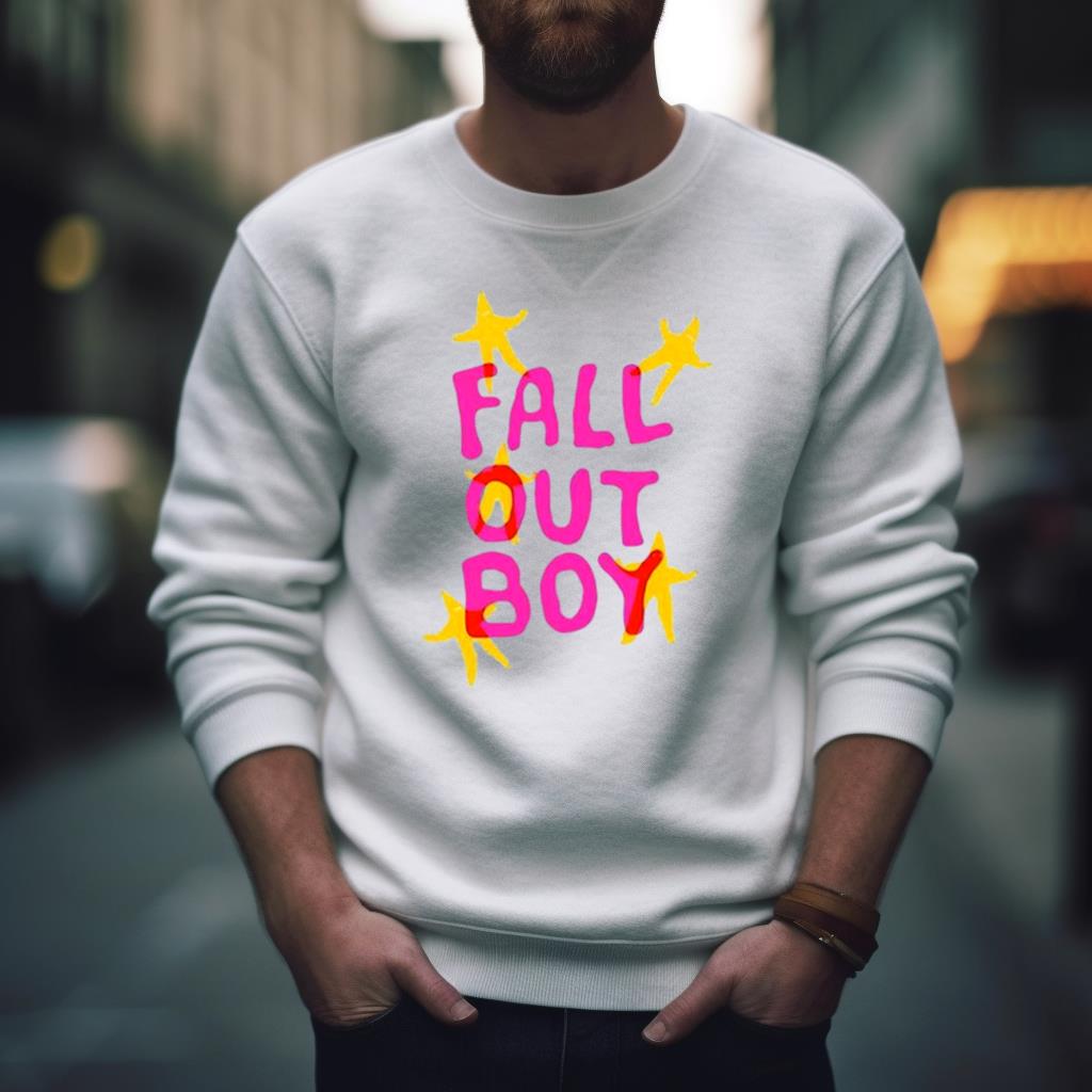 Fall Out Boy Smfs Neon T Shirt