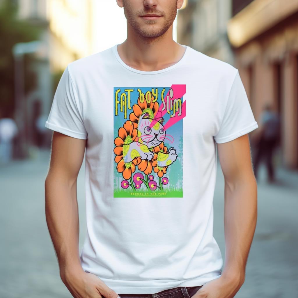Fatboy Slim July 2Nd 2023 Barcelona Tour Poster Shirt