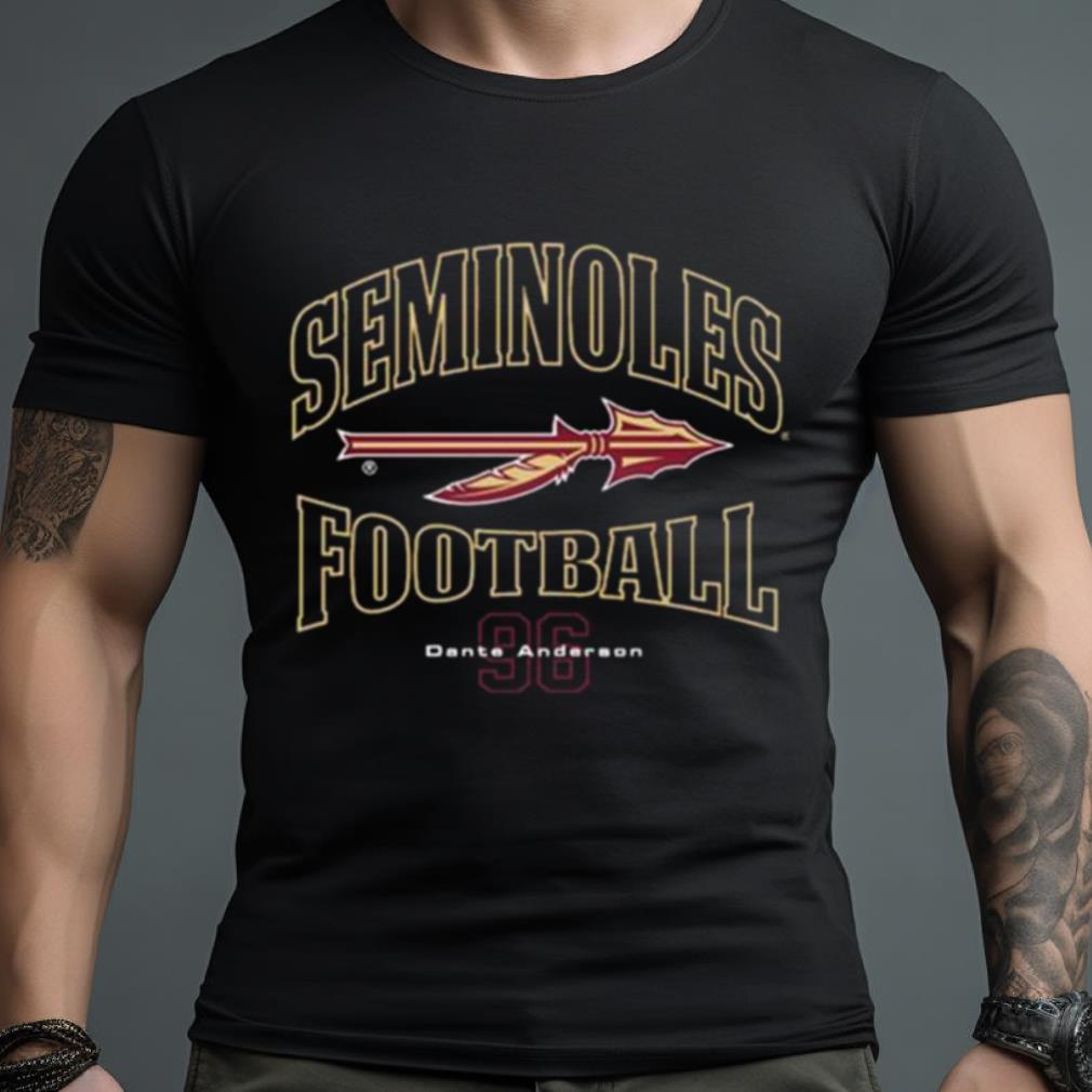 Florida State Seminoles Dante Anderson 2023 Ncaa Football Shirt