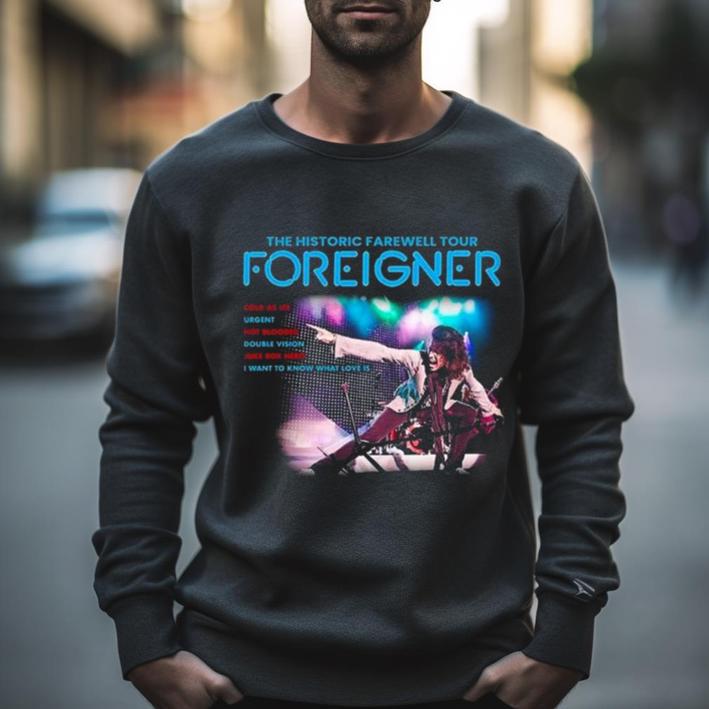 Foreigner The Historic Farewell Tour 2023 Shirt