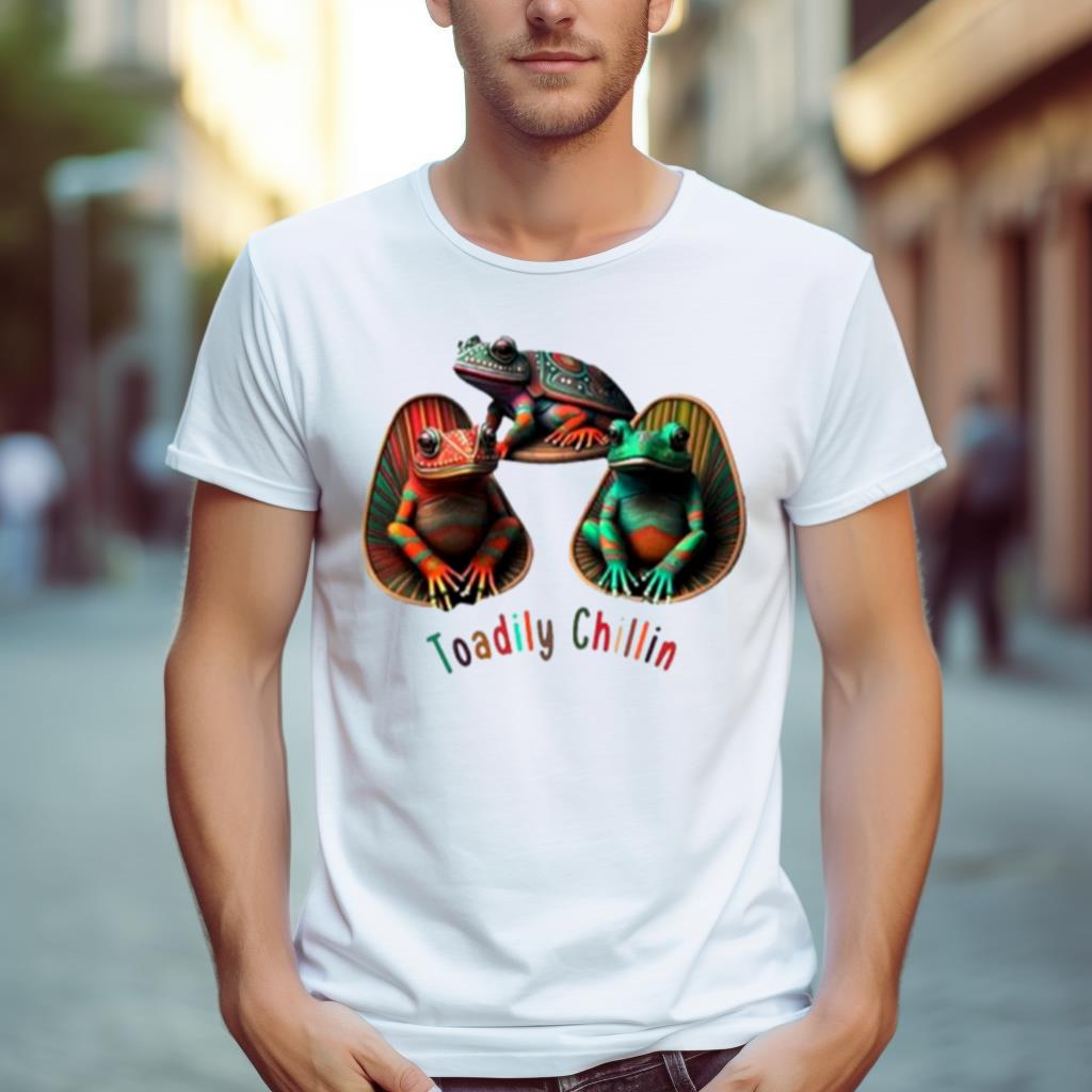 Frog Toadily Chillin Shirt Frog Toadily Chillin Shirt