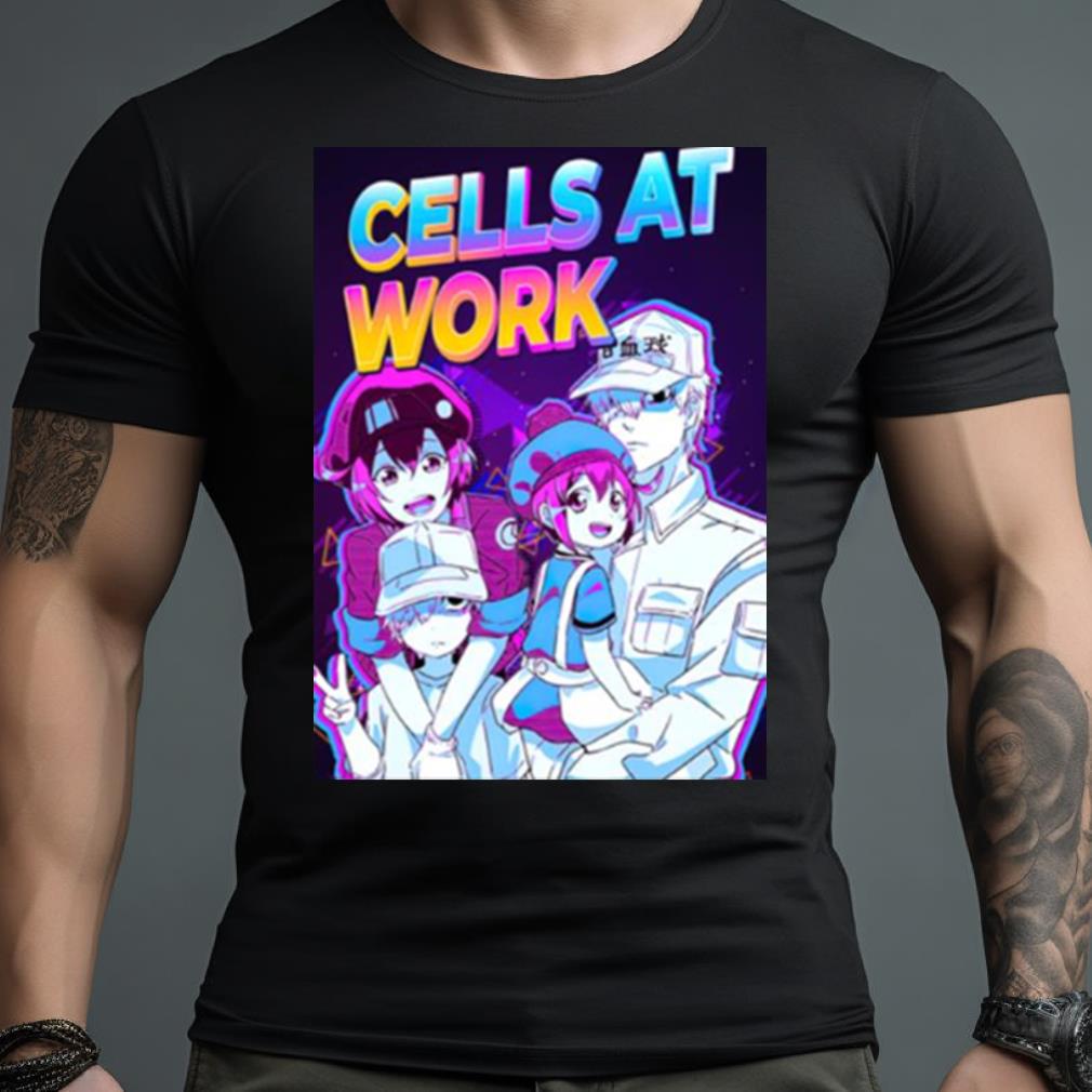 Funny Anime Cells At Work Family Shirt