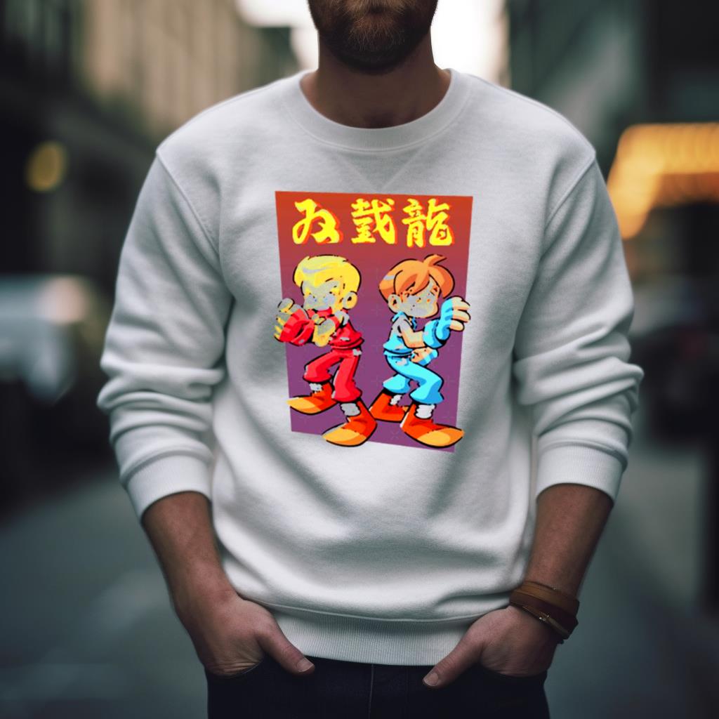 Funny Design Billy & Jimmy Lee'S Double Dragon Tshirt