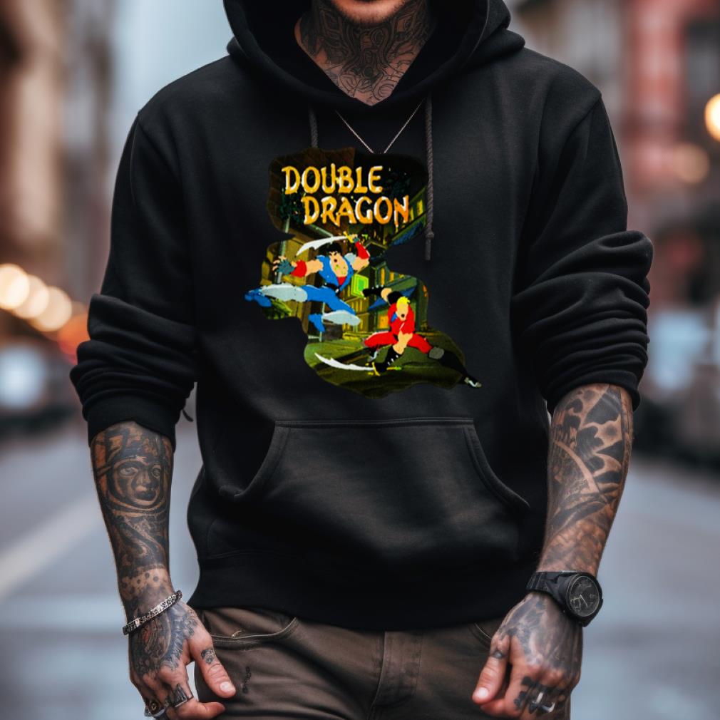 Game Scene Design Double Dragon Shirt Game Scene Design Double Dragon Shirt