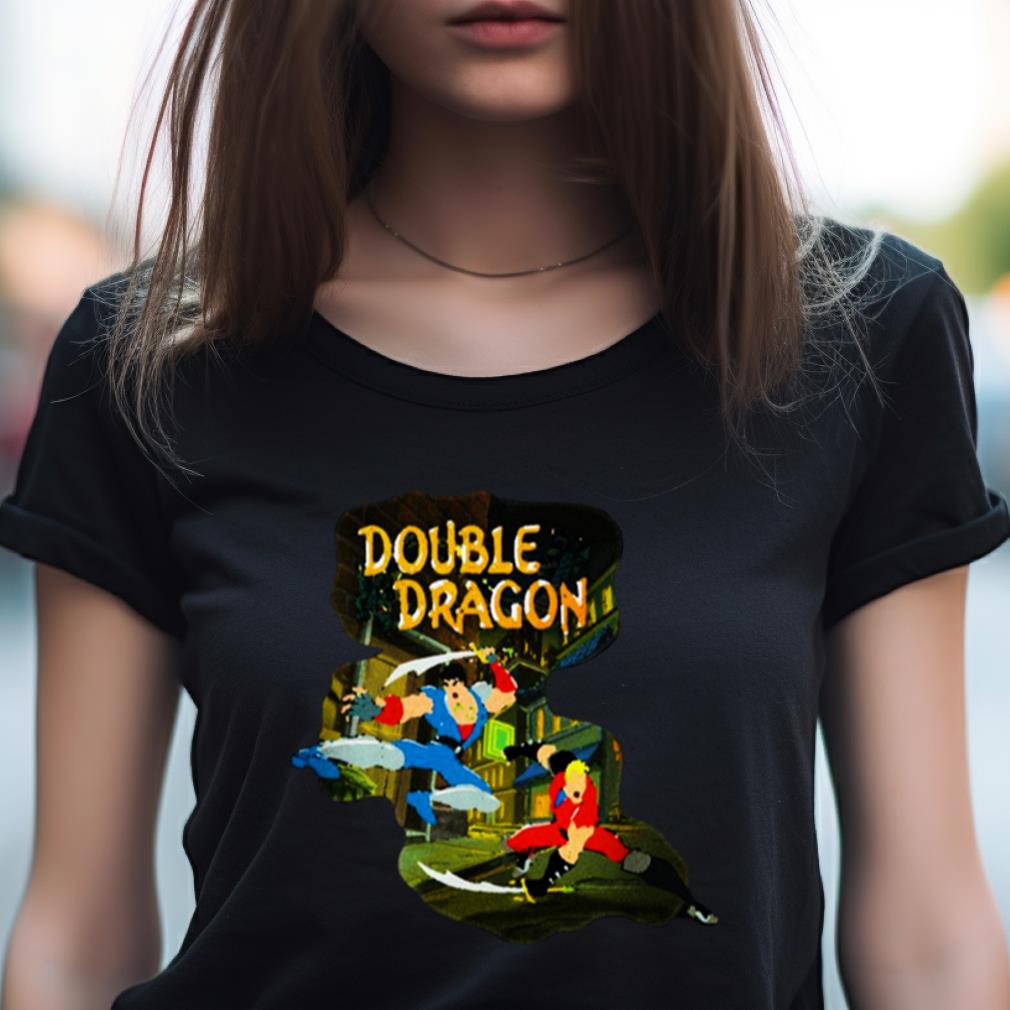 Game Scene Design Double Dragon Shirt Game Scene Design Double Dragon Shirt