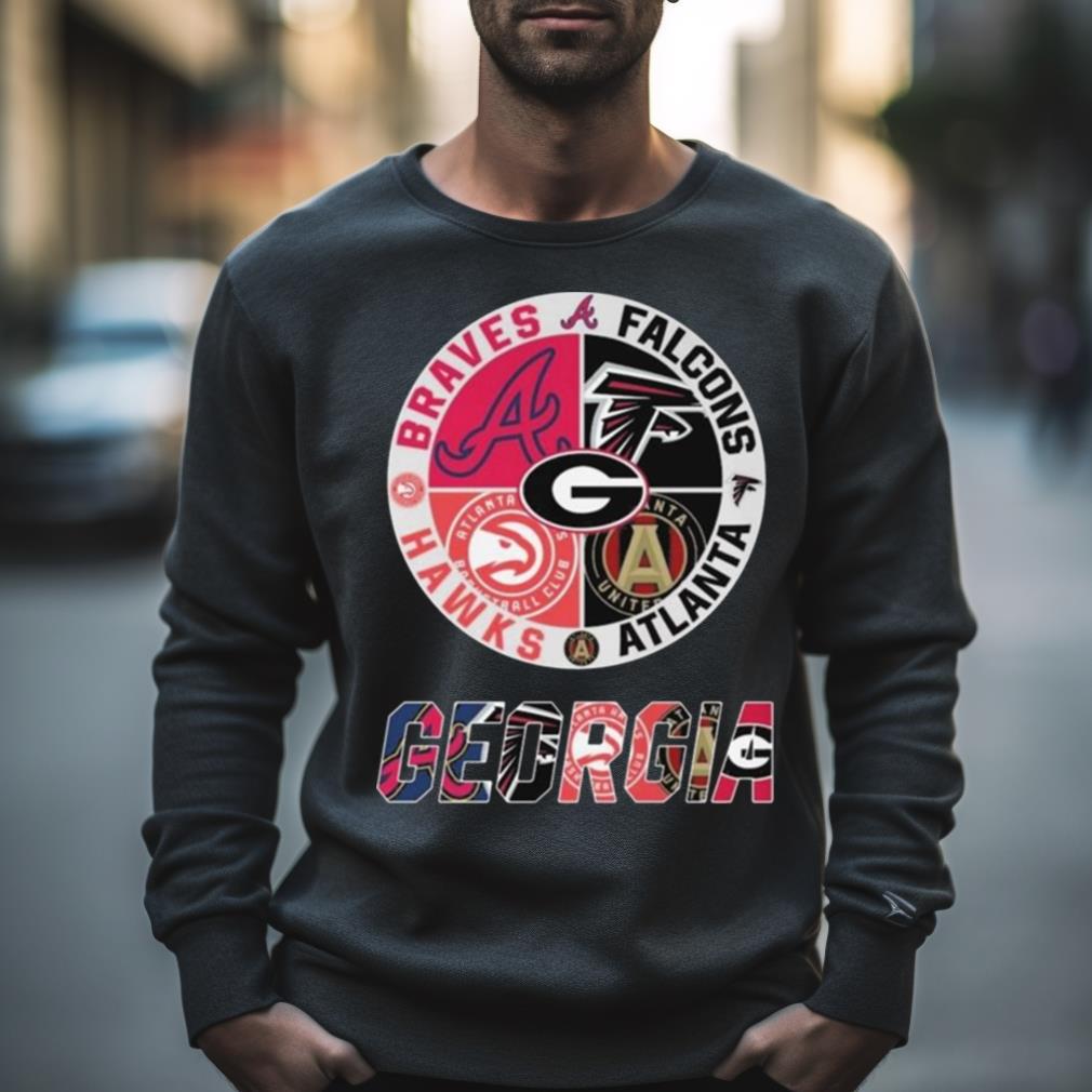 Mascot Georgia Bulldog and Atlanta Braves 2021 Champions Georgia city shirt,  hoodie, sweater, long sleeve and tank top