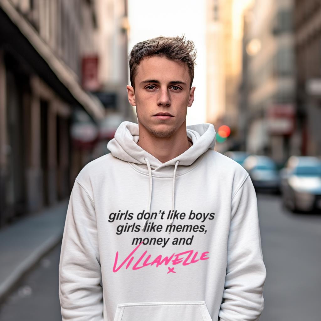 Girls Don’T Like Boys Girls Like Memes Money And Villanelle Shirt