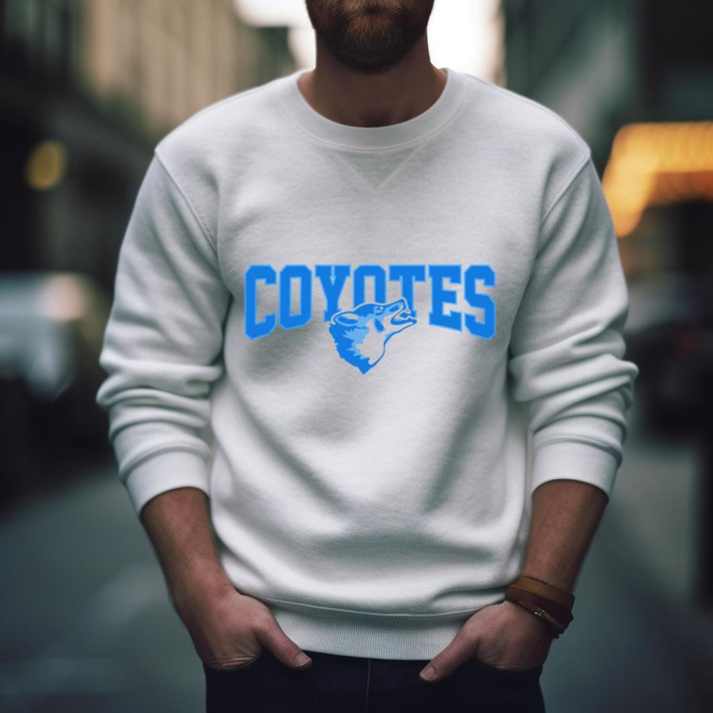 Go Coyotes Blue Wolf Logo Anime Shirt Go Coyotes Blue Wolf Logo Anime Shirt