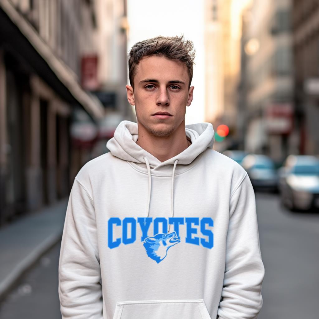 Go Coyotes Blue Wolf Logo Anime Shirt Go Coyotes Blue Wolf Logo Anime Shirt