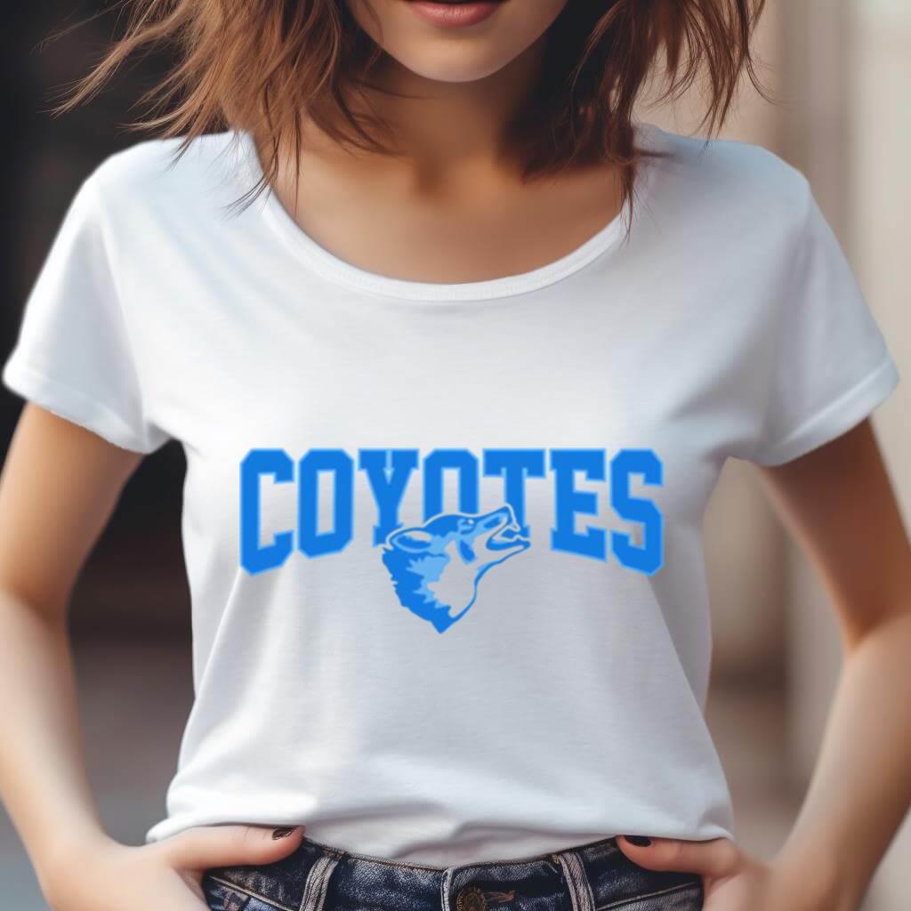 Go Coyotes Blue Wolf Logo Anime Shirt Go Coyotes Blue Wolf Logo Anime Shirt