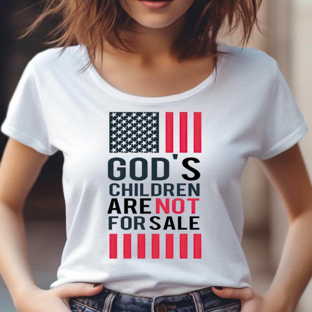God'S Children Are Not For Sale Usa Flag Shirt God'S Children Are Not For Sale Usa Flag Shirt