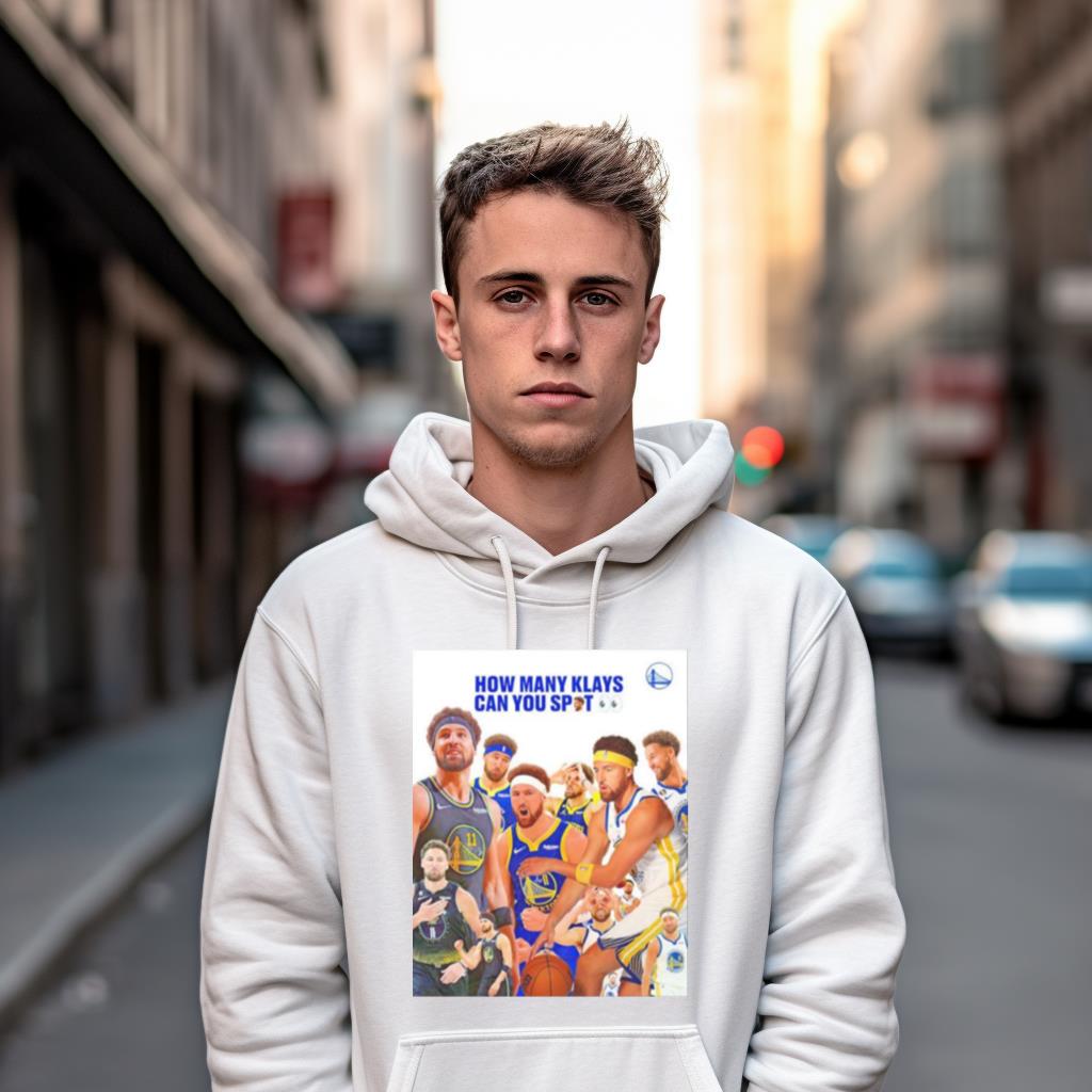 Golden State Warriors How Many Klays Can You Spot Shirt Golden State Warriors How Many Klays Can You Spot Shirt
