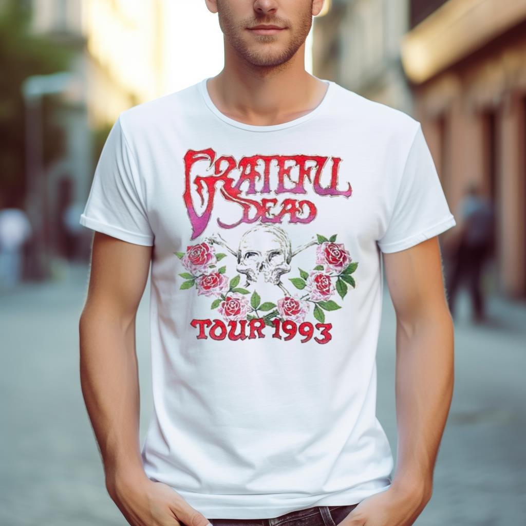 Grateful Dead 1993 Summer Tour With Tour Dates T Shirt - Hersmiles