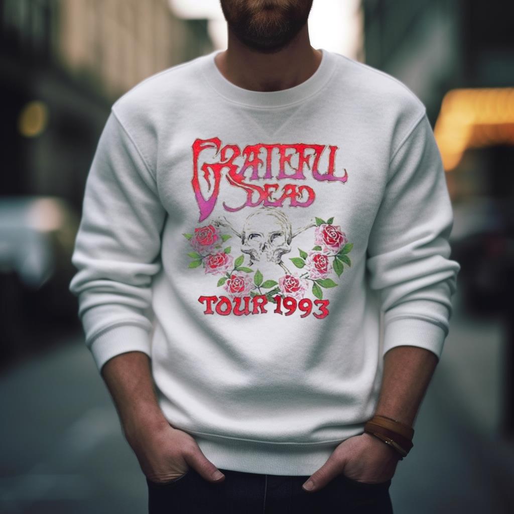 Grateful Dead 1993 Summer Tour Ver 2 With Tour Dates T Shirt
