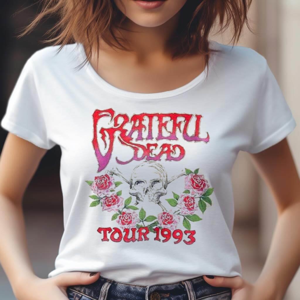 Grateful Dead 1993 Summer Tour Ver 2 With Tour Dates T Shirt Grateful Dead 1993 Summer Tour Ver 2 With Tour Dates T Shirt