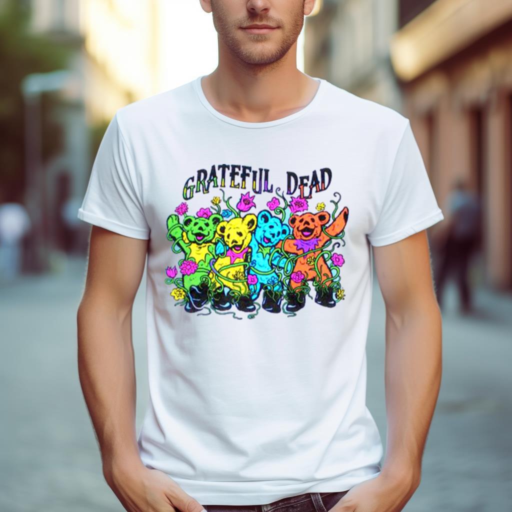 Official Grateful Dead Bears And Flowers T-shirt,Sweater, Hoodie