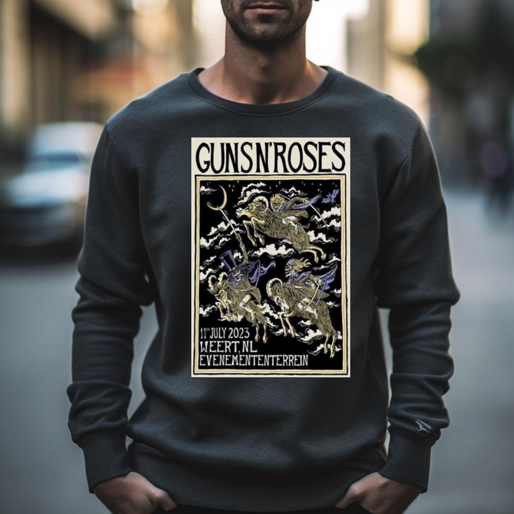 Guns N’ Roses 11Th Jul, 2023 Evenemententerrein Weert Event Poster Shirt