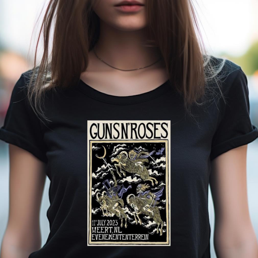 Guns N' Roses 11Th Jul, 2023 Evenemententerrein Weert Event Poster Shirt Guns N' Roses 11Th Jul, 2023 Evenemententerrein Weert Event Poster Shirt