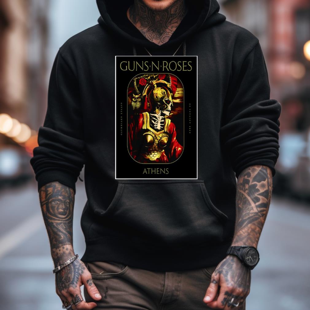 Guns N’ Roses Jul 22 2023 Olympic Stadium Athens Gr Poster Shirt