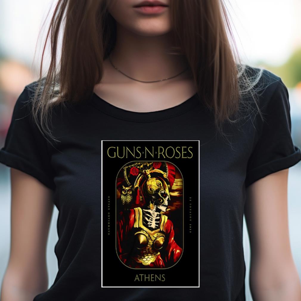 Guns N’ Roses Jul 22 2023 Olympic Stadium Athens Gr Poster Shirt