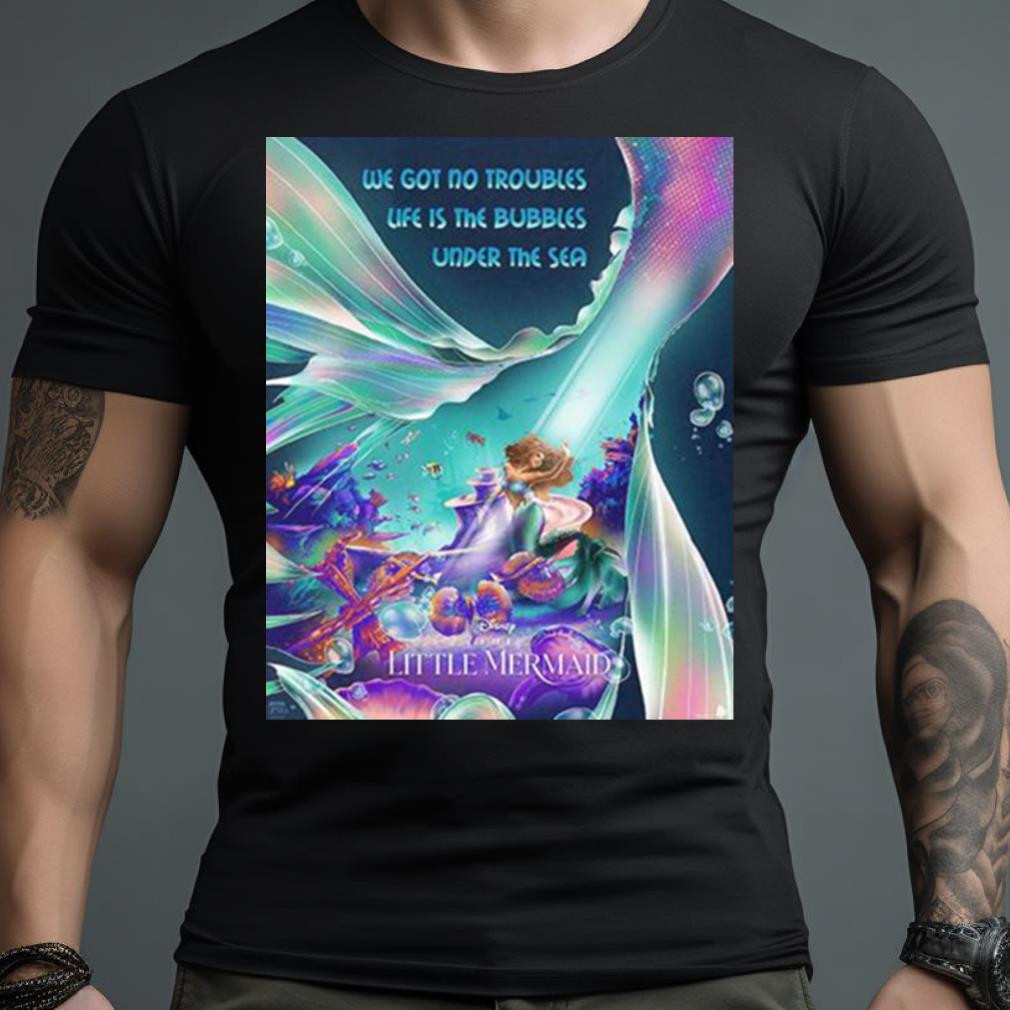 Halle Bailey As The Little Mermaid Fan Art Movie 2023 Fan Gifts T Shirt