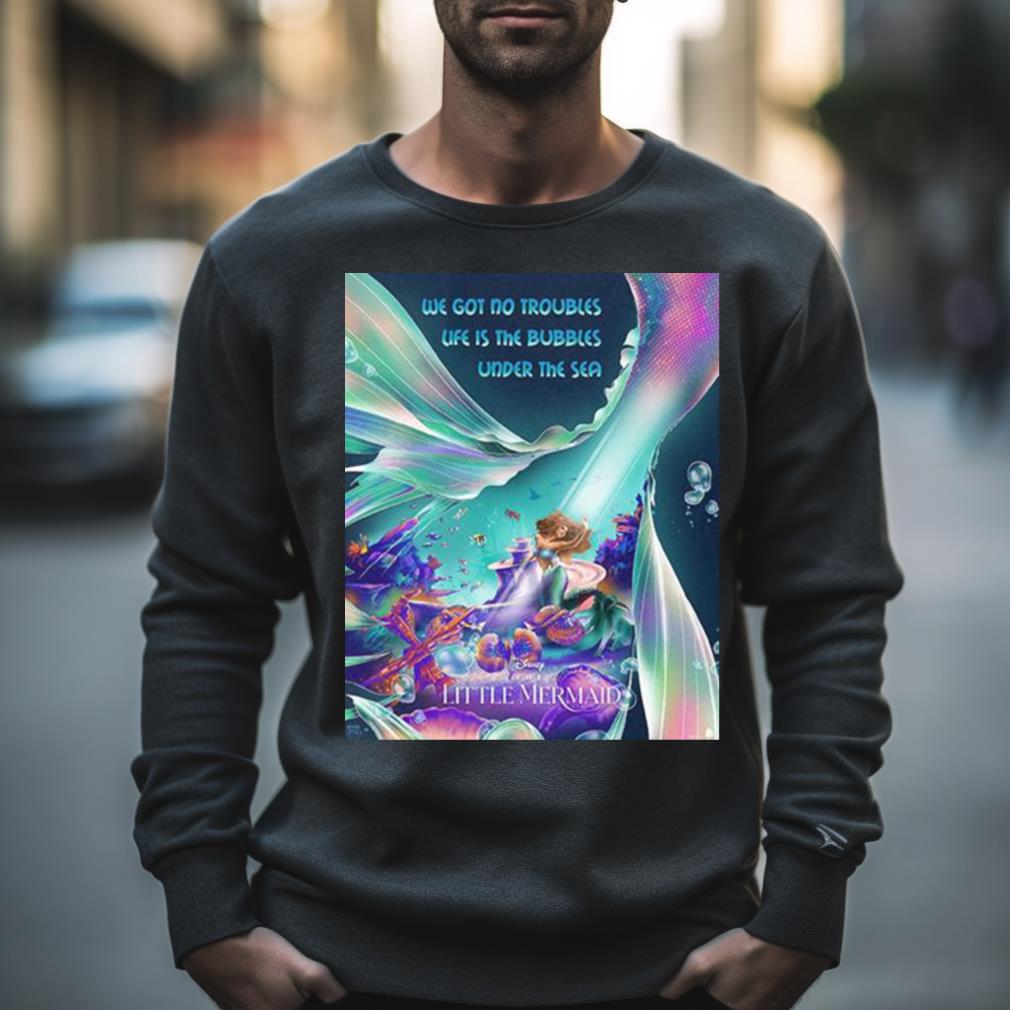 Halle Bailey As The Little Mermaid Fan Art Movie 2023 Fan Gifts T Shirt