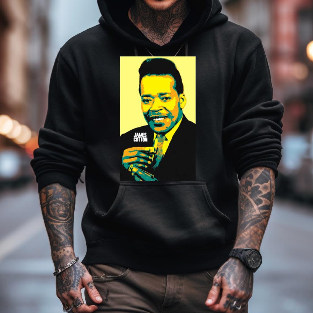 Harmonica Player James Cotton Shirt Harmonica Player James Cotton Shirt