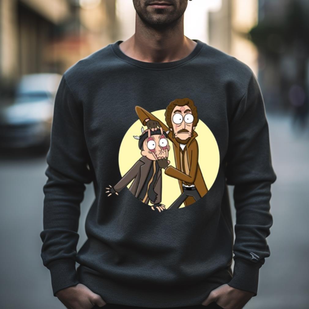 Harry And Marv Home Alone Rick And Morty Shirt