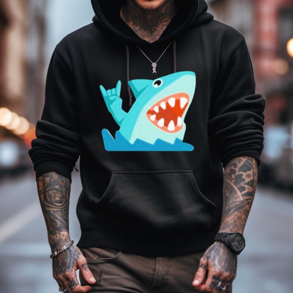 Hashmojis Shark Devil Horns Shirt Hashmojis Shark Devil Horns Shirt