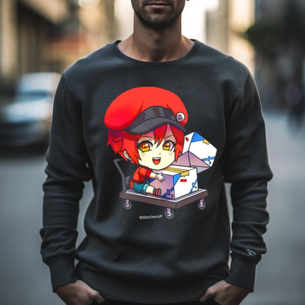 Hataraku Saibou Cells At Work Red Blood Cell Shirt