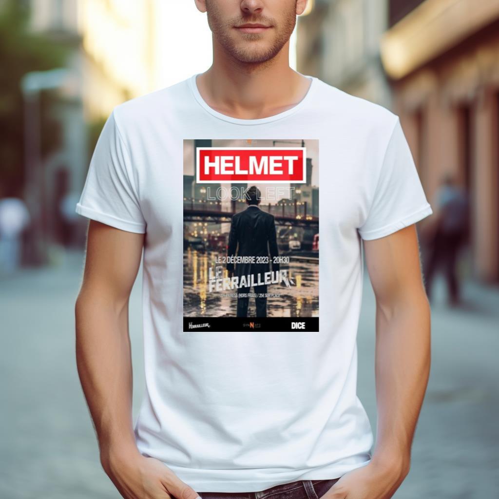 Helmet Look Left Tour 2023 Shirt