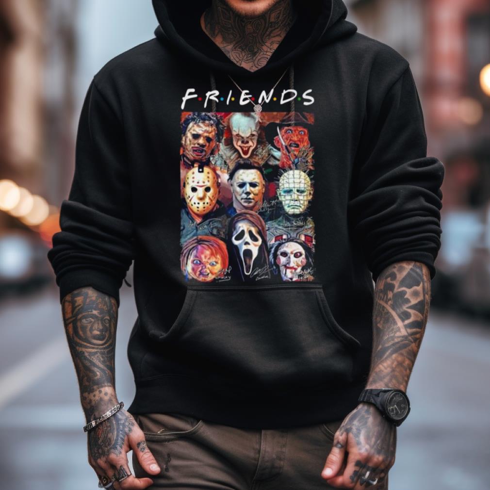 Horror Movies Friends Halloween Signatures 2023 Shirt Horror Movies Friends Halloween Signatures 2023 Shirt