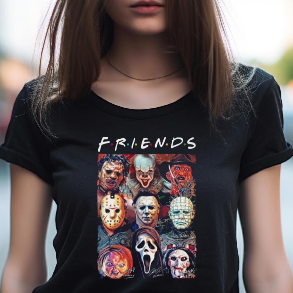 Horror Movies Friends Halloween Signatures 2023 Shirt Horror Movies Friends Halloween Signatures 2023 Shirt