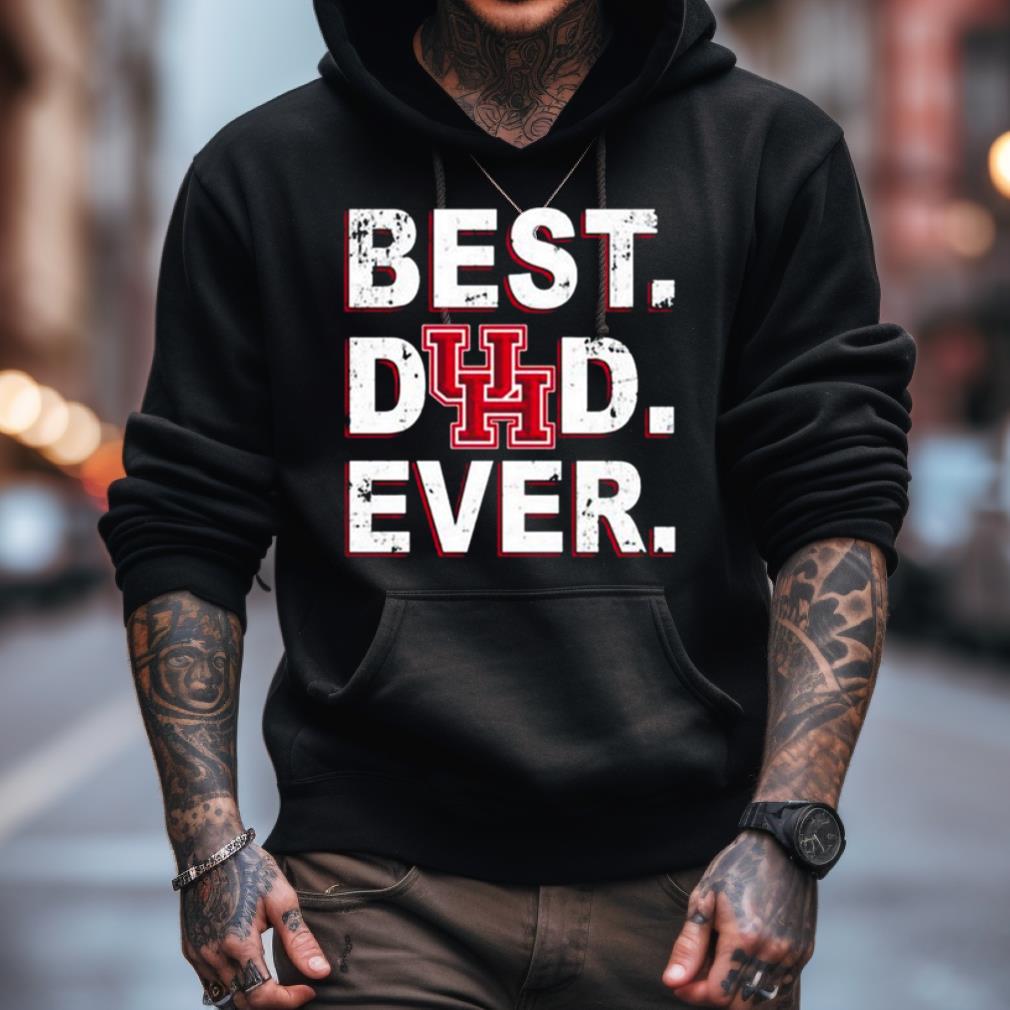 Houston Cougars Best Dad Ever Shirt Houston Cougars Best Dad Ever Shirt