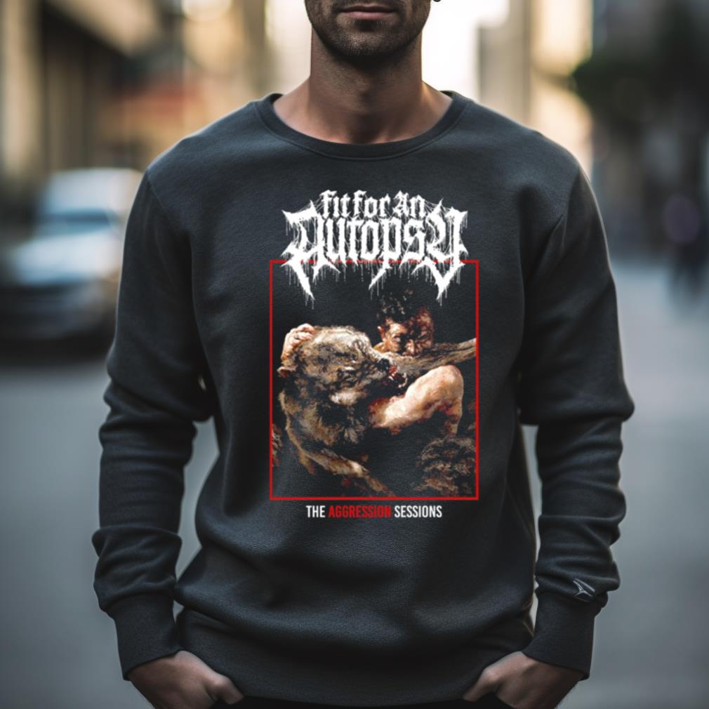 Human Fight Werewolf Fit For An Autopsy Shirt