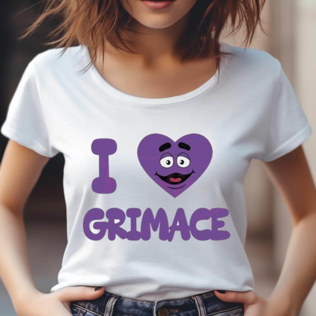 I Love Grimaces Mcdonald Svg Grimace Birthday Shirt I Love Grimaces Mcdonald Svg Grimace Birthday Shirt