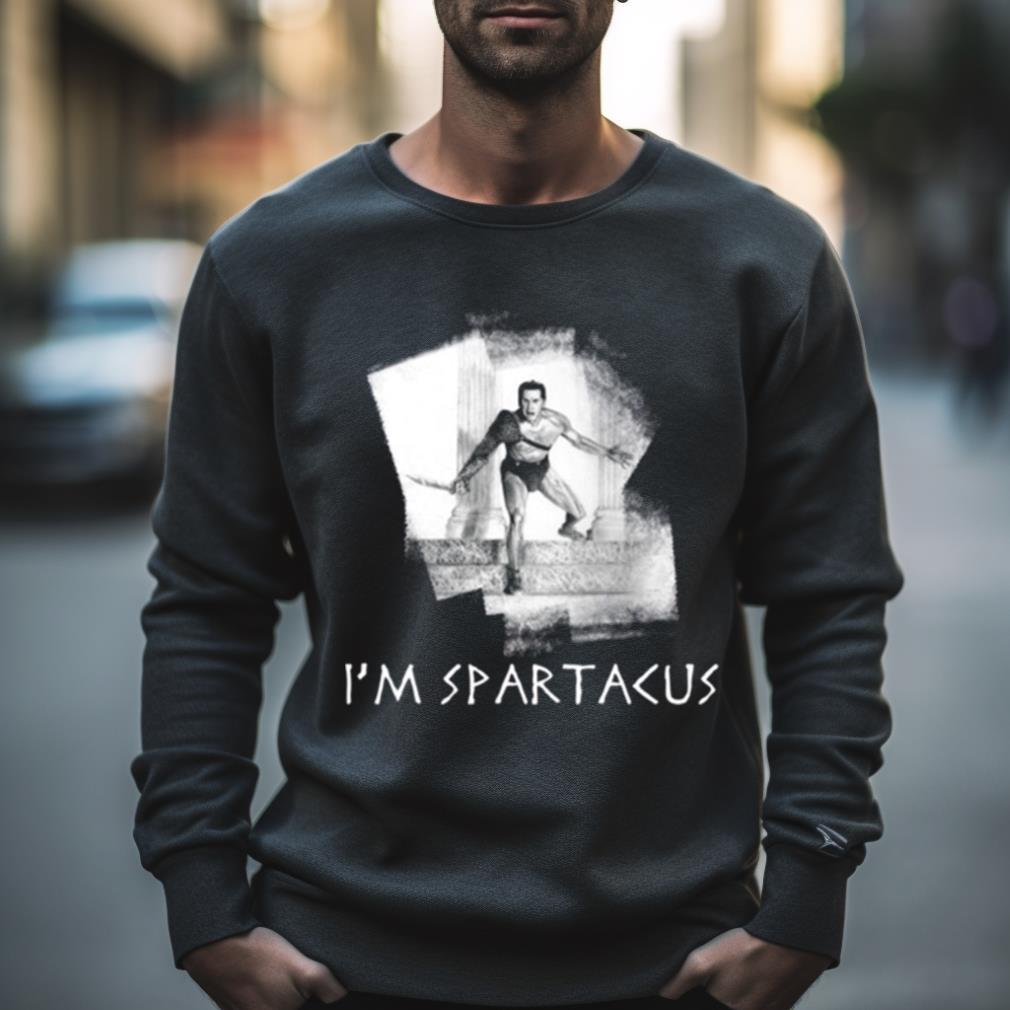 Im Spartacus Pencil Drawing Gladiator Shirt