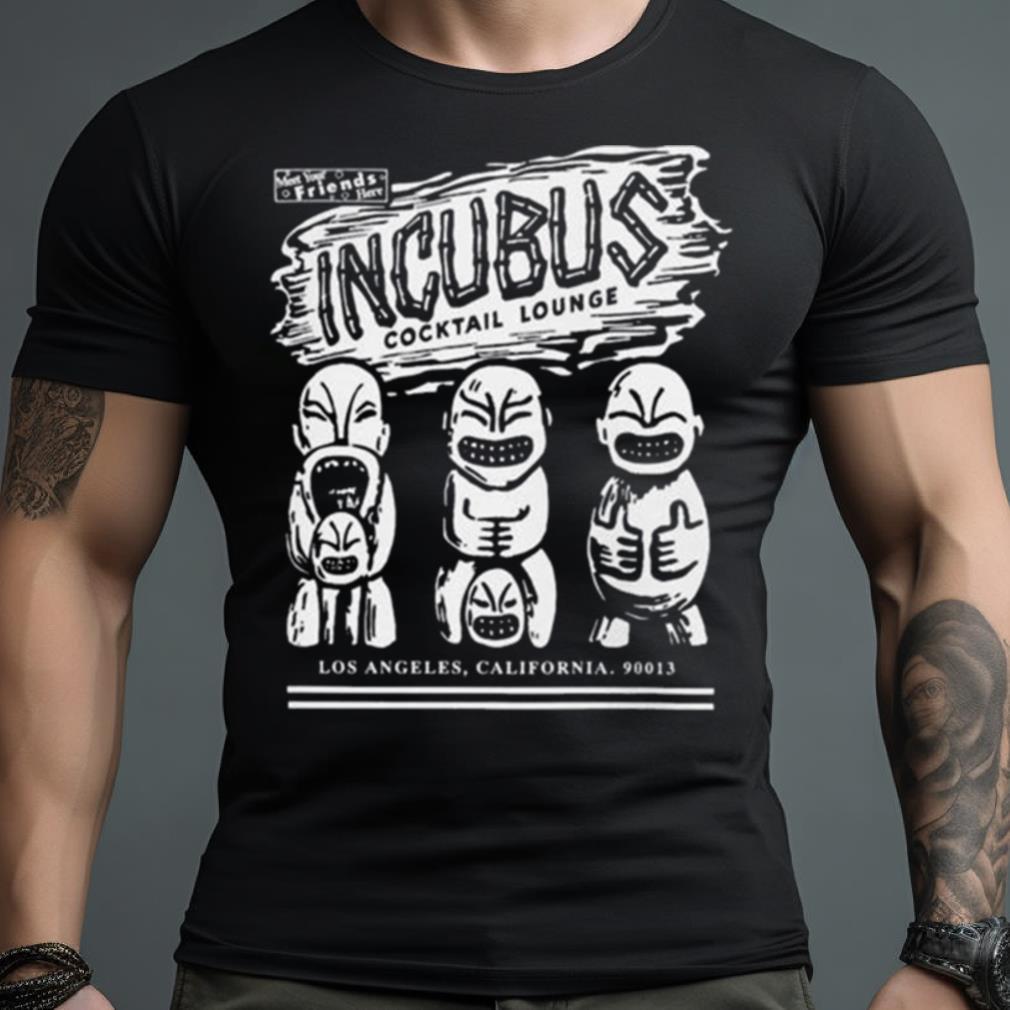 Incubus Merch Cocktail Lounge Black Brown 2023 Shirt Hersmiles