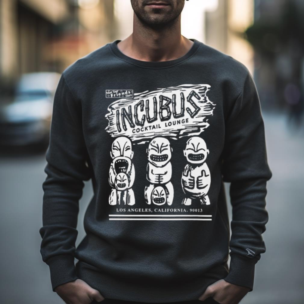 Incubus Merch Cocktail Lounge Black Brown 2023 Shirt