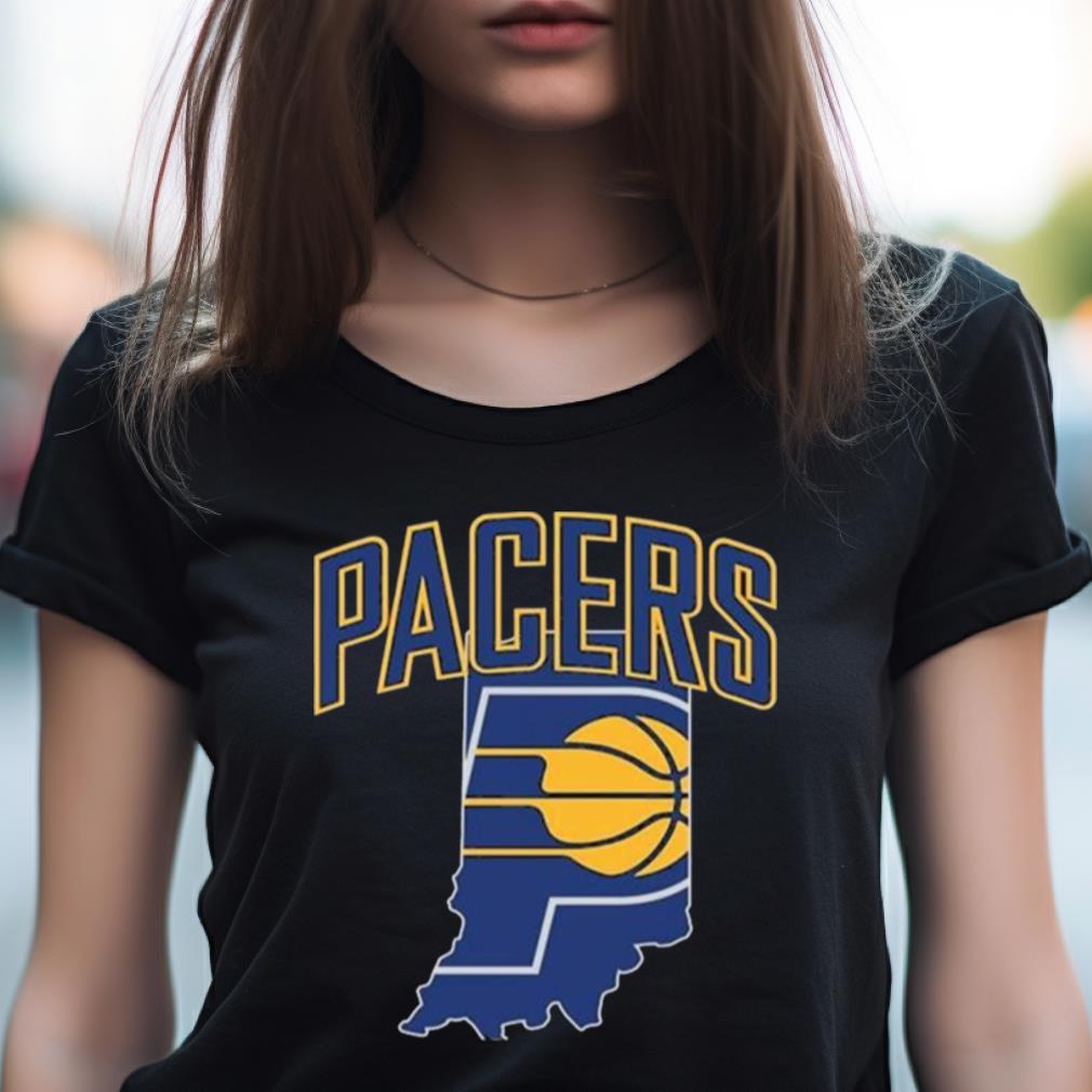 Indiana Pacers Basketball Map Logo 2023 Shirt Indiana Pacers Basketball Map Logo 2023 Shirt
