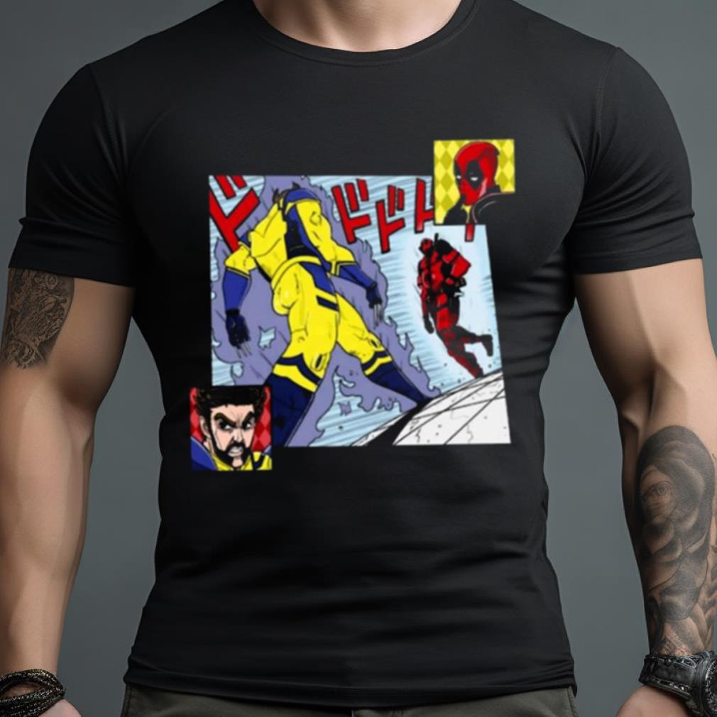 Intimate Enemies Deadpool And Wolverine Art Design T Shirt