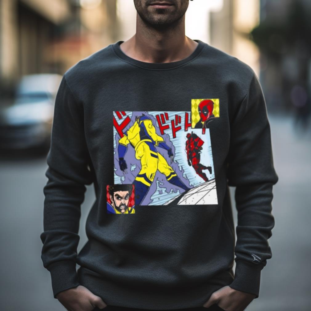 Intimate Enemies Deadpool And Wolverine Art Design T Shirt